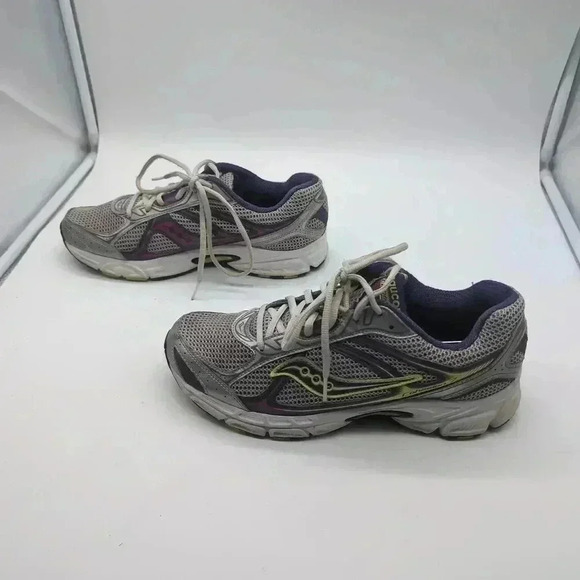 Saucony Grid Cohesion 7 running shoes 15181-4 Ladies sz 10 Purple Silver - Picture 4 of 8